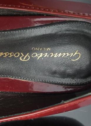 Gianvito rossi лаковые туфли на низком ходу.9 фото