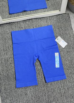 Новые шорты цвета индиго в рубчик primark