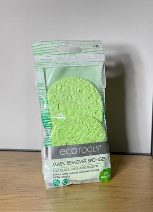 Спонж для снятия маски, 2 шт. ecotools mask remover sponges