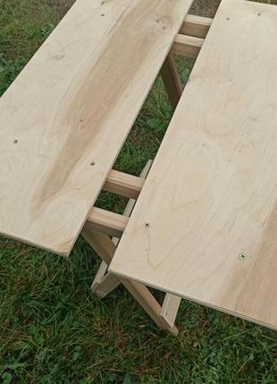 Очень легкий и компактный раскладной стол трансформер.