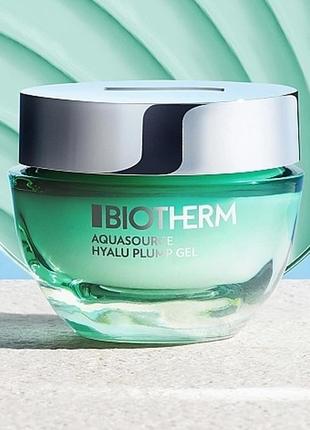 Увлажняющий крем - гель biotherm aquasource hyalu plump gel