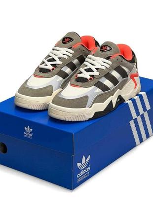 Женские кроссовки adidas originals niteball ll khaki black женккие адидас найтбол