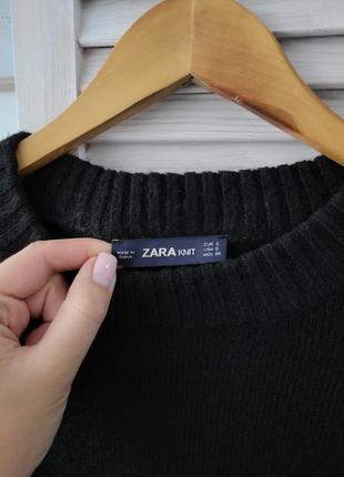 Свитер с мехом zara5 фото