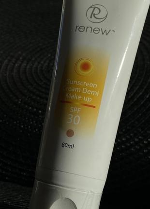 Сонцезахисний крем spf 30 з тонуючим ефектом