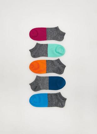 Упаковка носків 5 шт. шкарпеток чоловічі нові базові сірі