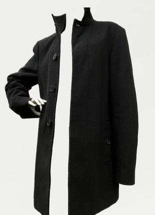 Классическое черное пальто от marks &amp; spencer6 фото