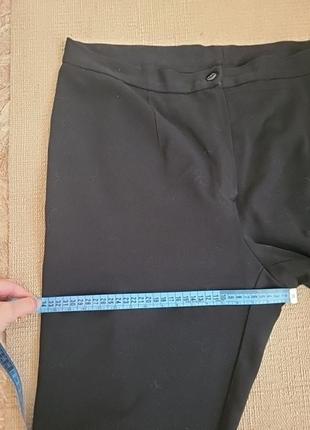 Штани жіночі штани класика завужені 7/8 укорочені тренд офіс робота інститут школа короткі чорні база5 фото