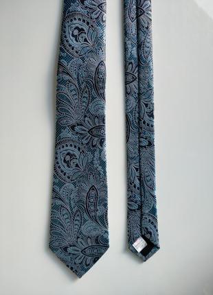 Галстук краватка taylor & wright з візерунком тонкий2 фото