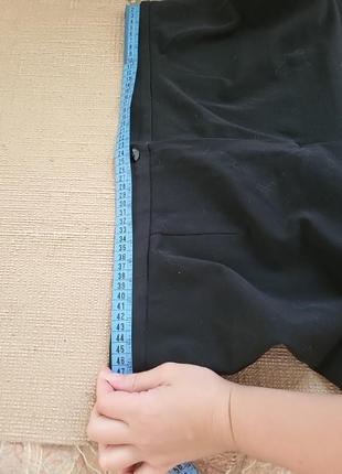 Штани жіночі штани класика завужені 7/8 укорочені тренд офіс робота інститут школа короткі чорні база9 фото
