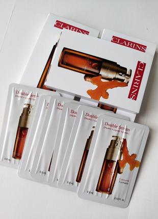 Подвійна сиворотка clarins double serum complete intensive anti-ageing treatment 0.9мл