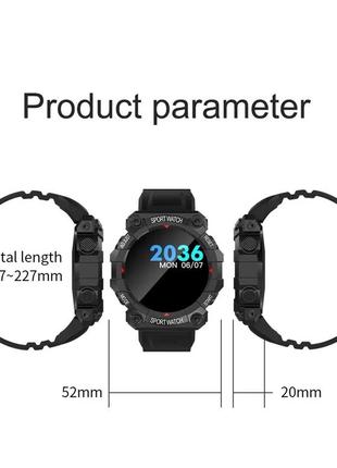 Смарт часы, смарт годинник, фитнес, smart watch, чорні, чорні6 фото