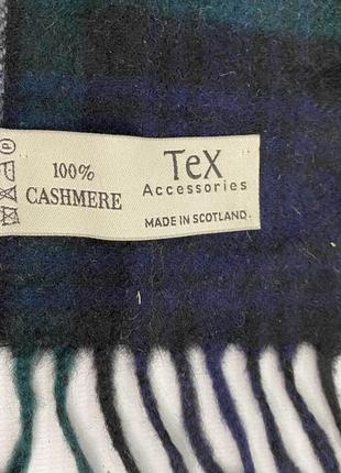 Шарф фирменный tex accessories, scotland, cashmere4 фото