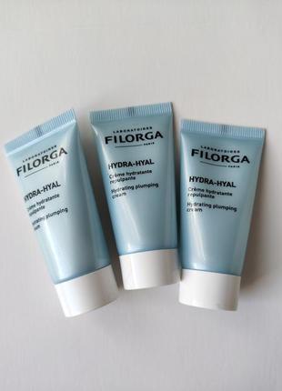 Увлажняющий крем для лица filorga hydra-hyal hydrating plumping cream 15 мл2 фото