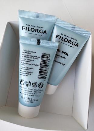 Увлажняющий крем для лица filorga hydra-hyal hydrating plumping cream 15 мл3 фото