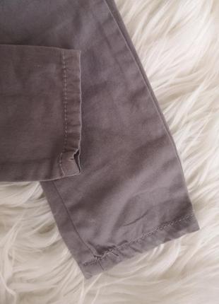 Классические котоновые брюки брюки брюки на резинке на 9-12 месяцев 80 см4 фото