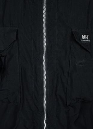 Helly hansen двусторонняя демисезонная мужская черная куртка в стиле милитари7 фото