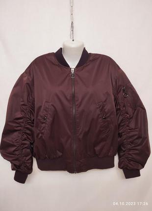 Куртка холодная осень объемный рукав бохо zara xxl/xl/42/44/14/16