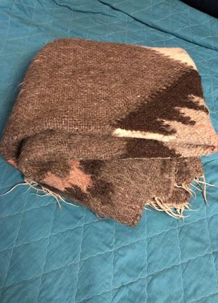Супер тёплое шерстяное одеяло из овечьей шерсти. евроразмер.6 фото
