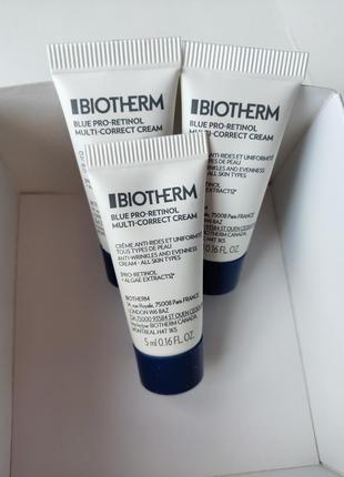 Biotherm blue therapy pro-retinol антивозрастной крем с про-ретинолом и экстрактом водорослей 5 мл2 фото