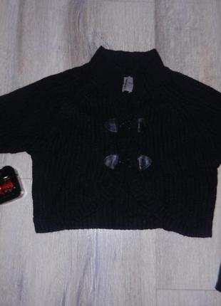 Xl/50 черная женская кофта, дафлкот, vero moda jeans, новая5 фото