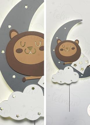 Ночник в детскую комнату лев ночник лев на месяце