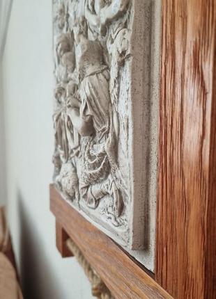 Барельеф пано "рождения спасателя"