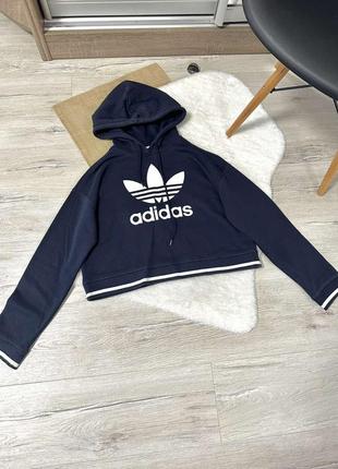 Вкорочене худі від adidas1 фото