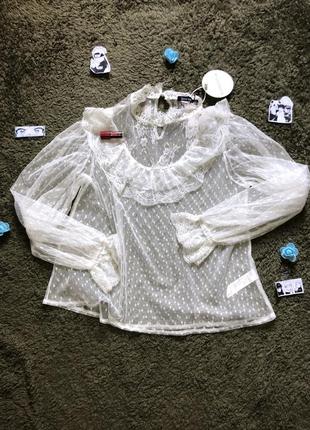 Прозрачная блуза1 фото