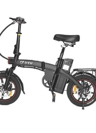 Электровелосипед 14" dyu a5 alu 350 вт, 7.5 а/час, 48 в, черный (a5-350)