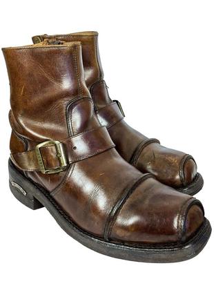 Sendra испанские женские кожаный коричневый сапоги из кожи буйвола