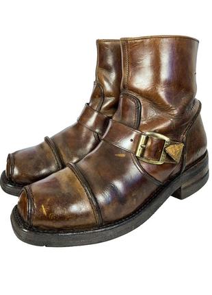 Sendra испанские женские кожаный коричневый сапоги из кожи буйвола3 фото