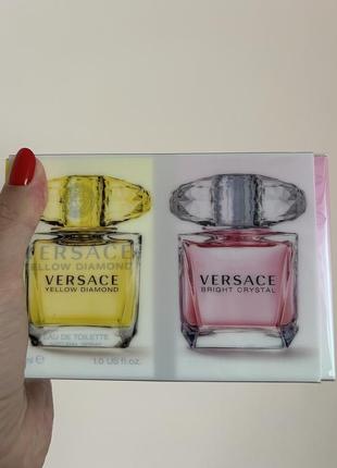 Набір versace bright crystal + yellow diamond