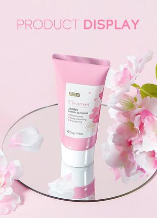 Пенка для умывания с экстрактом сакуры laikou japan cherry blossoms cleanser