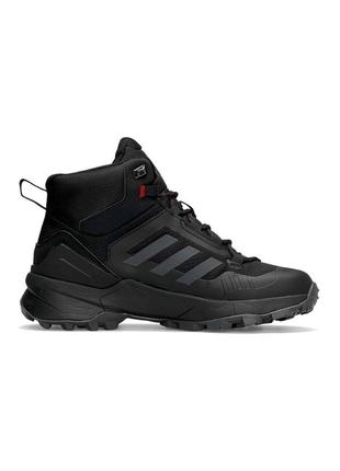 Чоловічі кросівки adidas terrex swift r termo black gray red#адидас8 фото