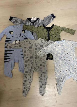 Детская одежда \ комплект&gt; человечки&gt;слипы