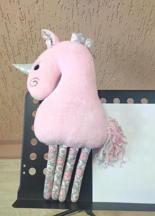 Единорог розовый мягкий
