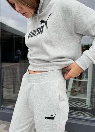 Костюм худи штаны heavy puma