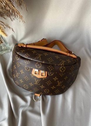 Сумка-бананка louis vuitton bumbag brown4 фото