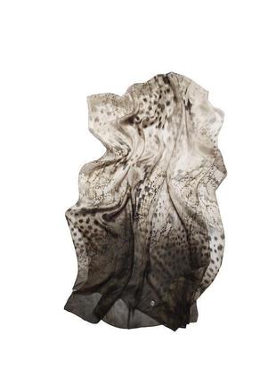 Шелковый палантин шарф trussardi италия /1380/2 фото