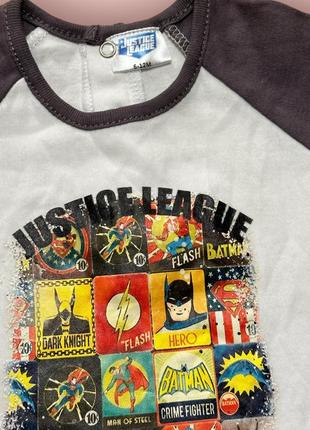 Новый трикотажный костюм justice league 6-12 месяцев2 фото