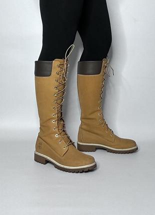 Шкіряні чоботи від timberland