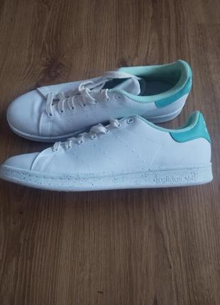 Кросівки adidas stan smith white mint rush sneakers