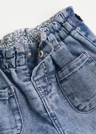Утеплені сині джинси для дівчинки, джинси сині 104р, джинси h&m 98р, джинси 98р6 фото