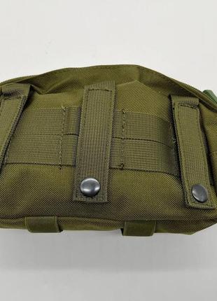 Подсумок большой molle зеленый олива3 фото