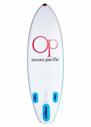 Надувна sup дошка ocean pacific sunset all round 96 - white/red/blue (frd.037671)3 фото