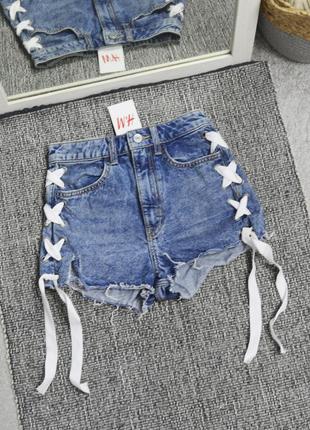Новые шорты с лентами h&m