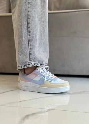 Женские кроссовки nike air force 1 shadow multi-color#найк