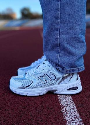 New balance 530 white silver premium  артикул: nbl017 виробник: в’єтнам
