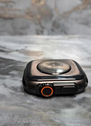 Cмарт-часы smart watch x8 ultra 49mm электронные с магнитной зарядкой и микрофоном. черный4 фото