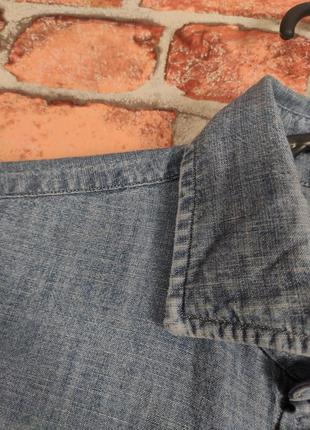 Легкая женская джинсовая рубашка polo ralph lauren3 фото